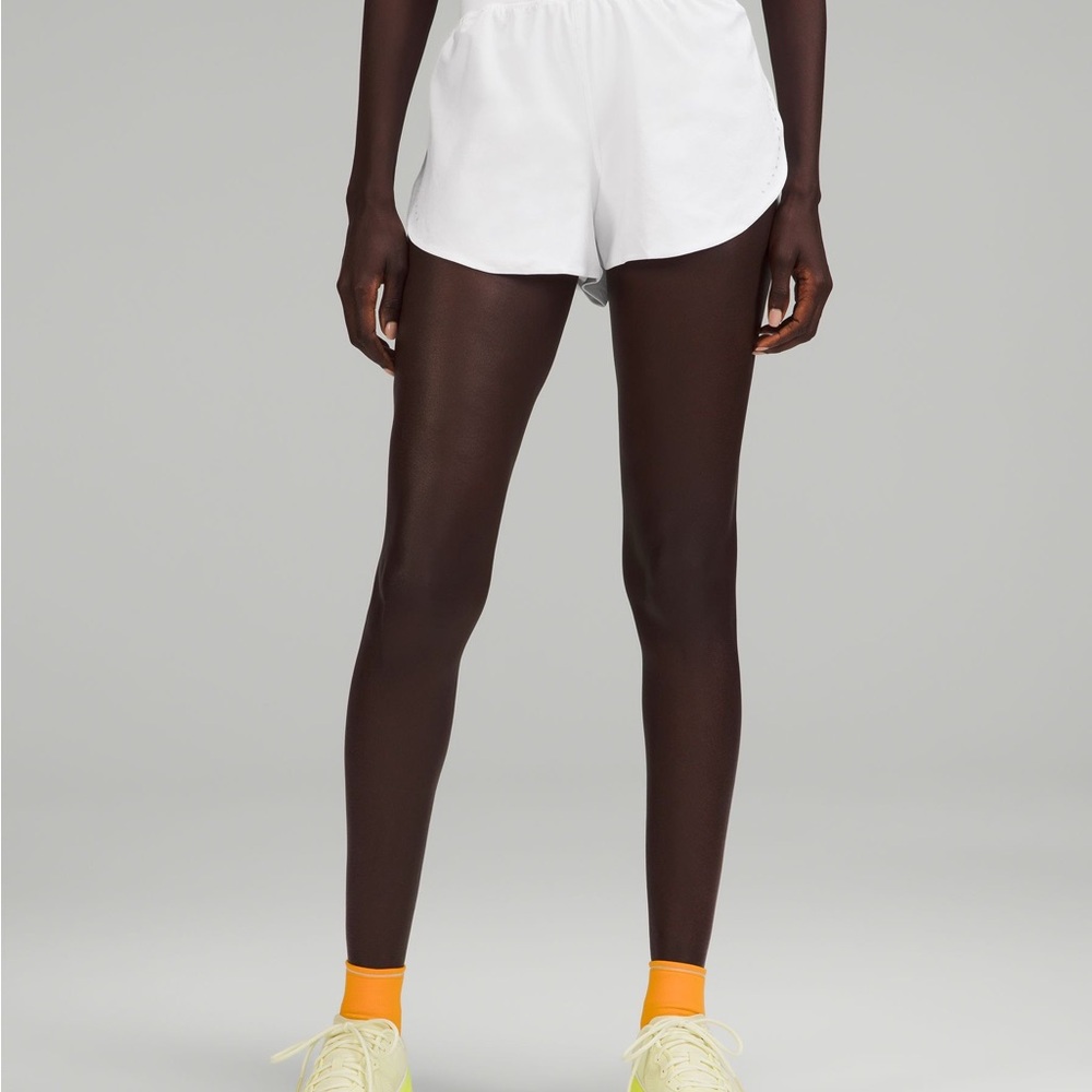 Lululemon Athletica White Athletic Shorts